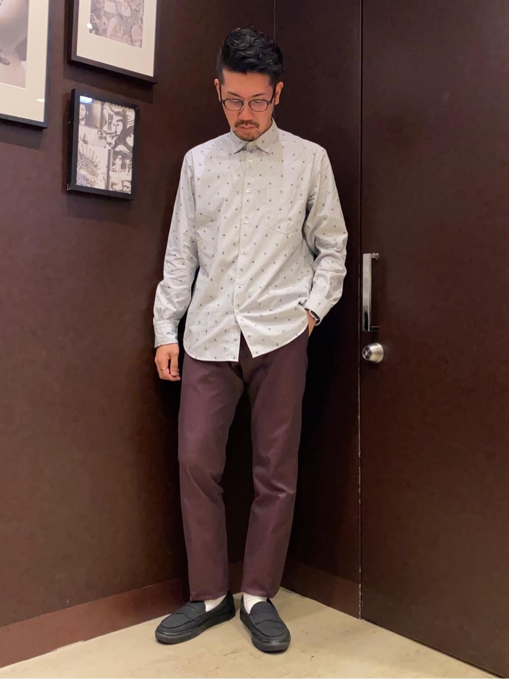 shuheiさんの「TAKEO KIKUCHI｜【全7サイズ&times;8色展開！】トップマルチヘリンボン パンツ」を使ったコーディネート