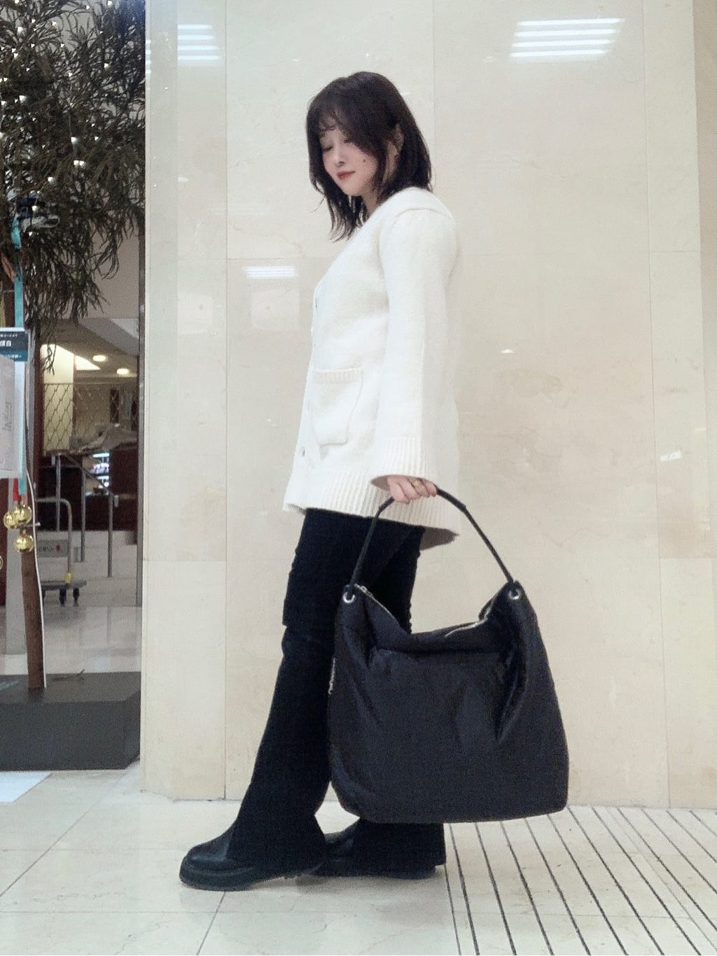 mさんの「HIROKO HAYASHI｜ENORME（エノルメ）ショルダーバッグ」を使ったコーディネート