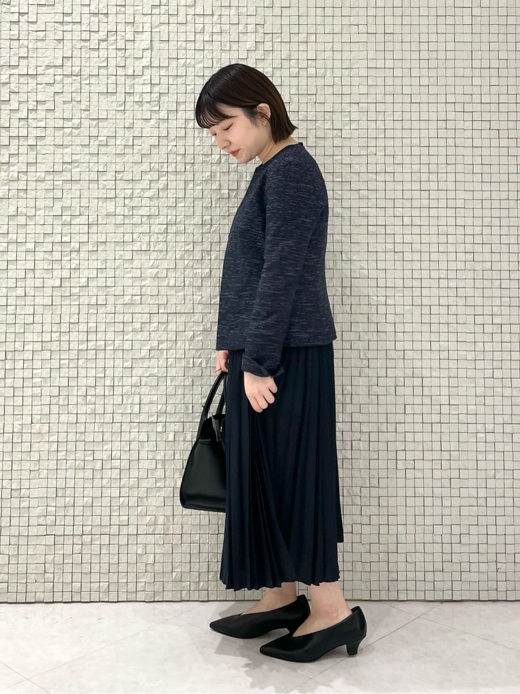 sakuさんの「INDIVI｜【セレモニーにおすすめ！】パール調トップネックレス」を使ったコーディネート