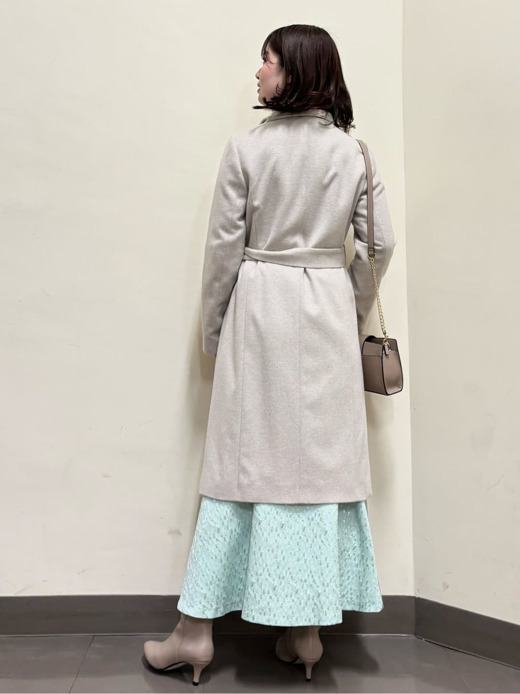 いくみさんの「UNTITLED｜【日本製／2WAY衿】スタンドカラー ロングコート」を使ったコーディネート