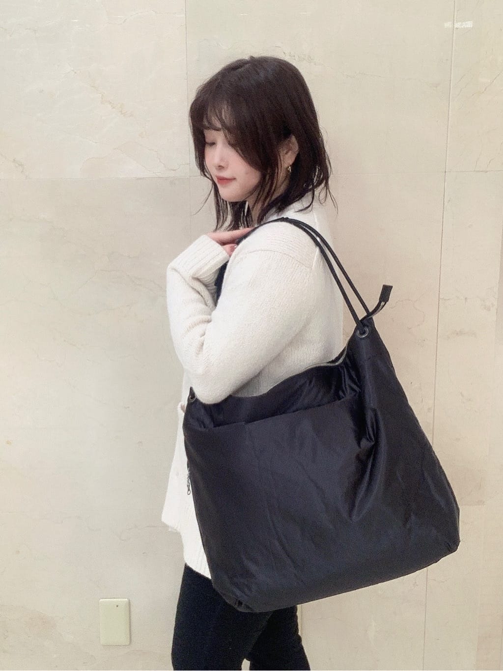 mさんの「HIROKO HAYASHI｜ENORME（エノルメ）ショルダーバッグ」を使ったコーディネート