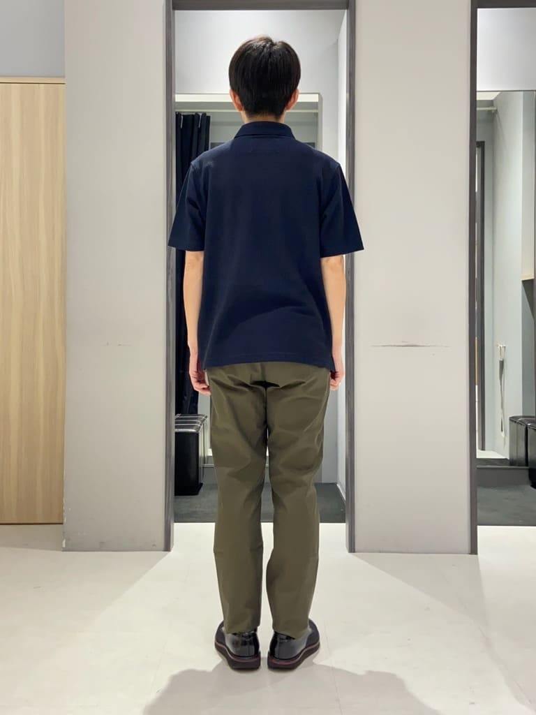 わいずみさんの「TAKEO KIKUCHI｜【抗菌防臭／9色5サイズ展開】ハニカムメランジ ポロシャツ」を使ったコーディネート