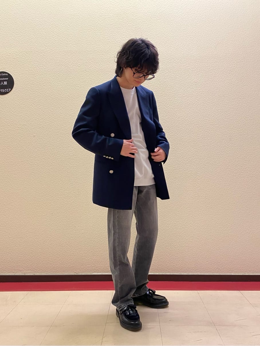 キムラさんの「TAKEO KIKUCHI｜【抗菌防臭／5サイズ展開】ハイゲージポンチ Tシャツ」を使ったコーディネート