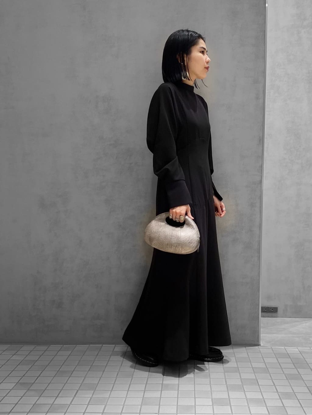 Uさんの「HIROKO HAYASHI｜DAMASCO（ダマスコ）クロワッサンバッグM」を使ったコーディネート