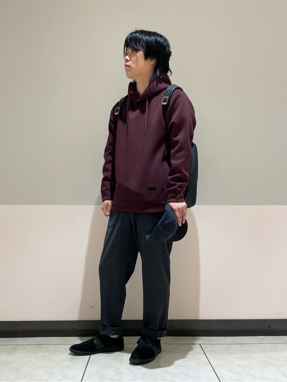 hazuさんの「TAKEO KIKUCHI｜【Sサイズ～】エアダン プルオーバー パーカ」を使ったコーディネート