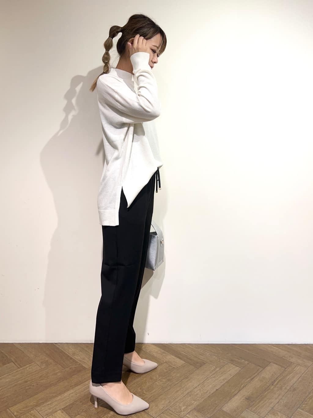 meeさんの「OPAQUE.CLIP｜【抗菌防臭加工/7cmヒール】ベーシックパンプス/通勤対応」を使ったコーディネート