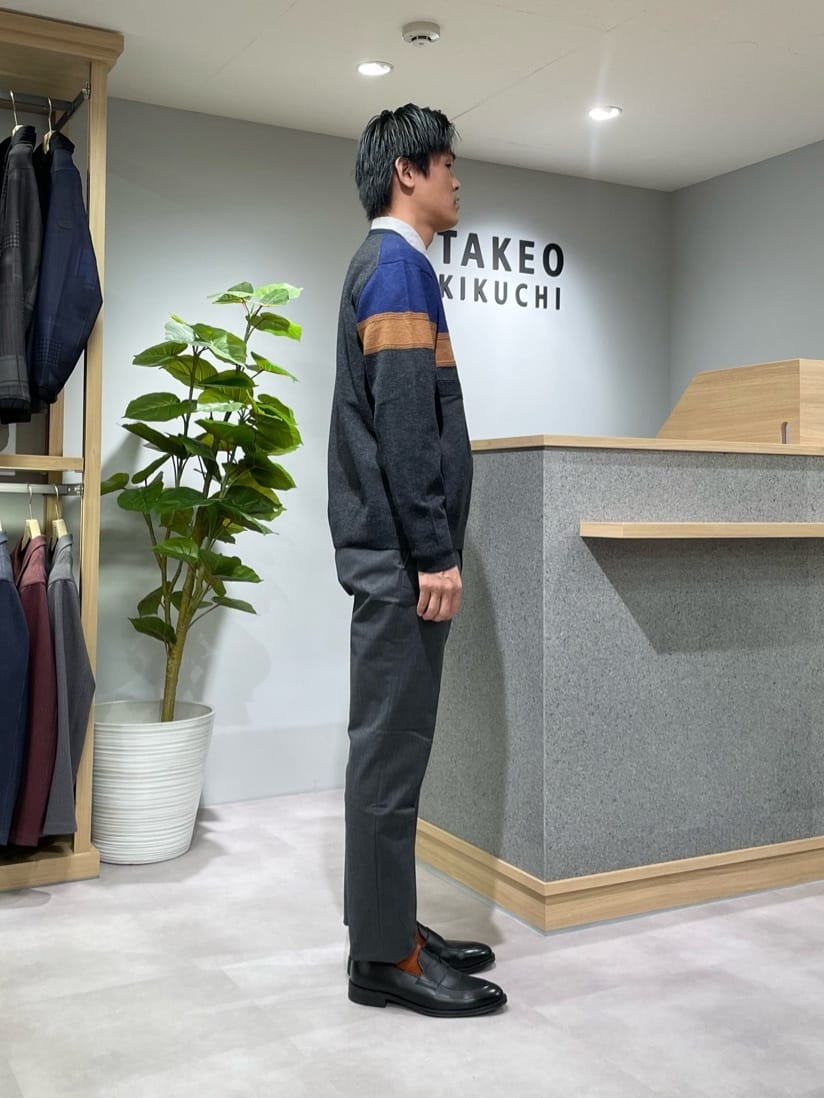 TAKE✳︎さんの「TAKEO KIKUCHI｜コインローファー」を使ったコーディネート
