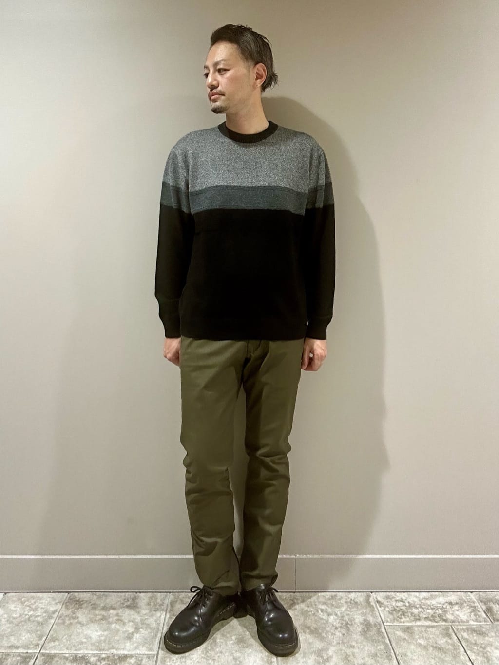 coheyさんの「TAKEO KIKUCHI｜【全7サイズ&times;8色展開！】トップマルチヘリンボン パンツ」を使ったコーディネート