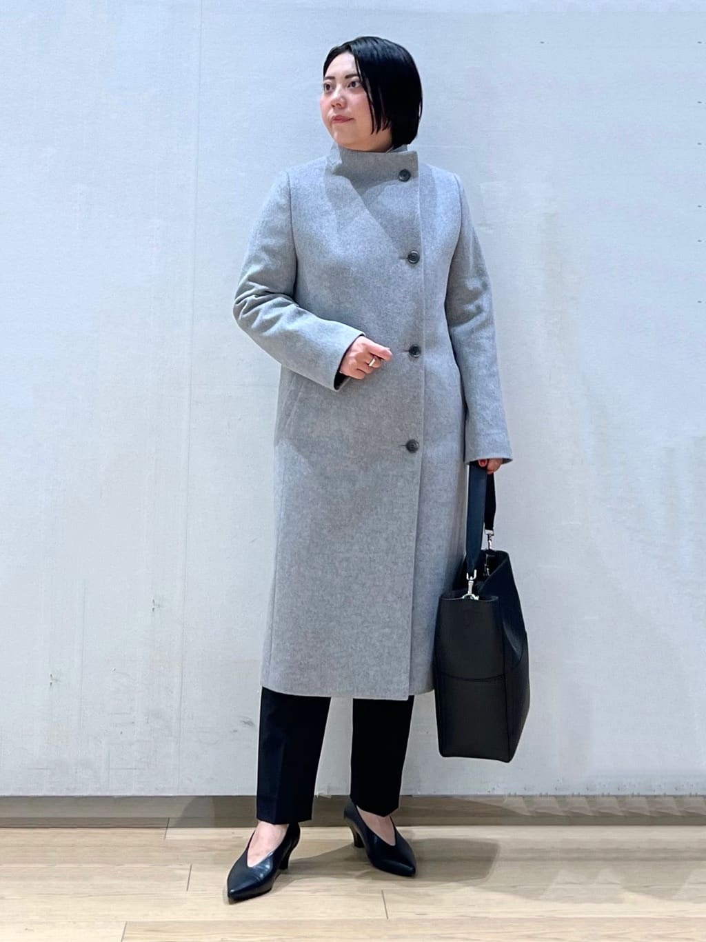 shimaさんの「INDIVI｜【洗える/UVケア/エコ/日本製】ストレッチノーカラージャケット」を使ったコーディネート