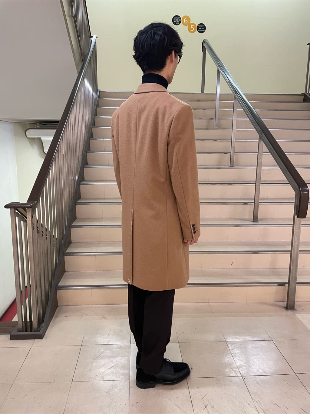 Okdさんの「TAKEO KIKUCHI｜ウールカシミヤブレンド チェスターコート」を使ったコーディネート