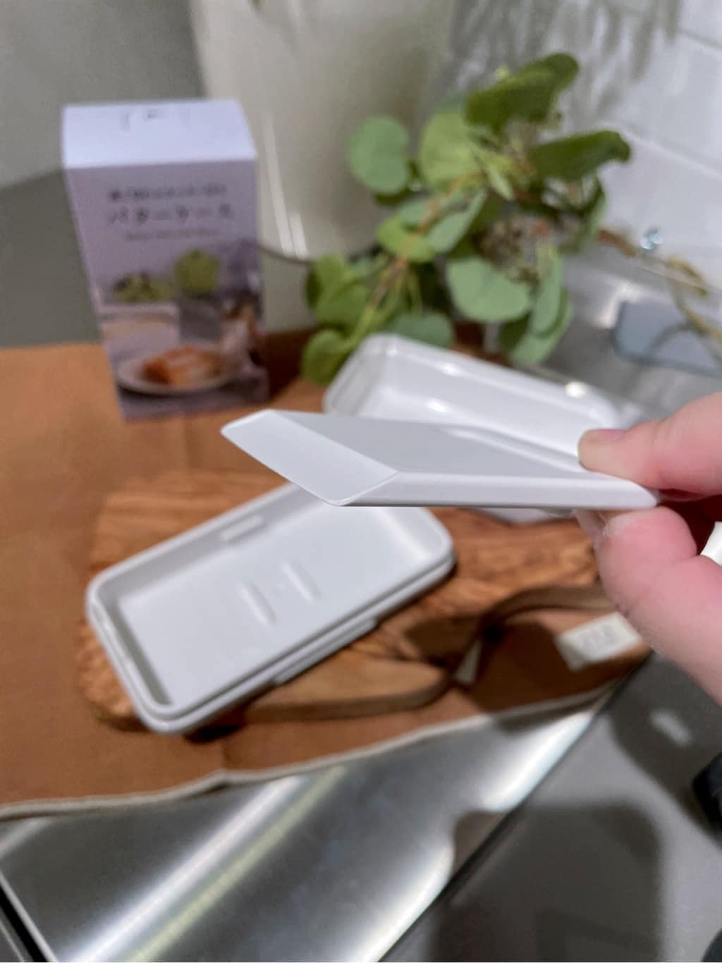まのちゃんさんの「212 KITCHEN STORE｜バターケース WH K776 ＜marna マーナ＞」を使ったコーディネート