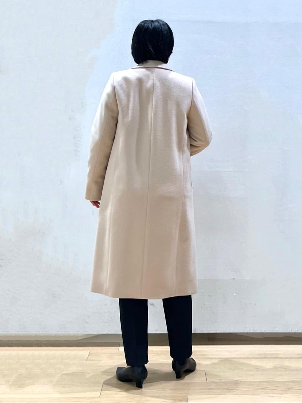 shimaさんの「INDIVI｜【洗える/UVケア/エコ/日本製】ストレッチノーカラージャケット」を使ったコーディネート