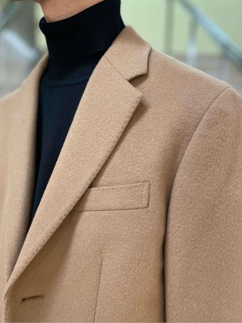 Okdさんの「TAKEO KIKUCHI｜ウールカシミヤブレンド チェスターコート」を使ったコーディネート