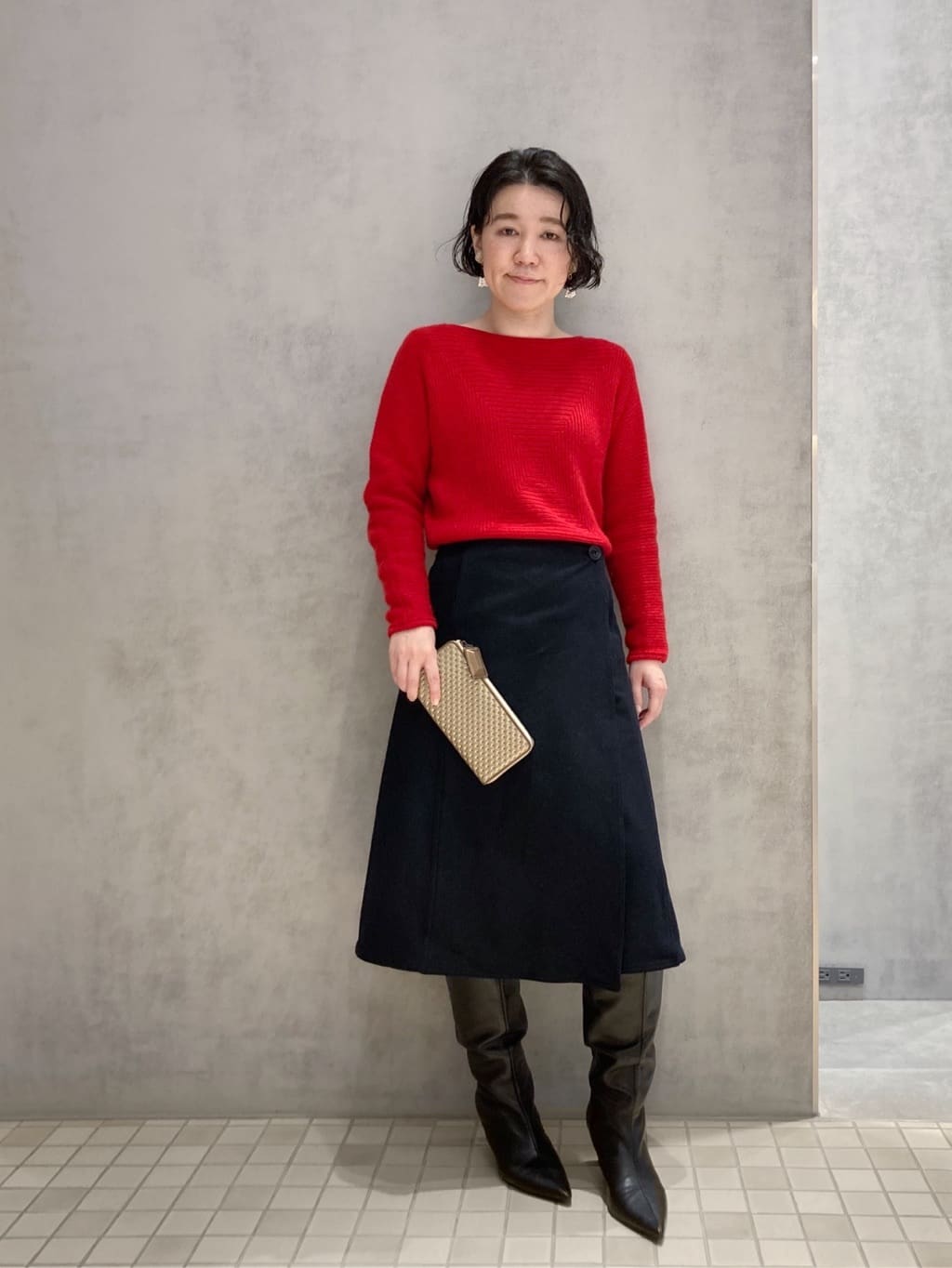 Cさんの「HIROKO HAYASHI｜CARATI（カラーティ）マルチ財布」を使ったコーディネート