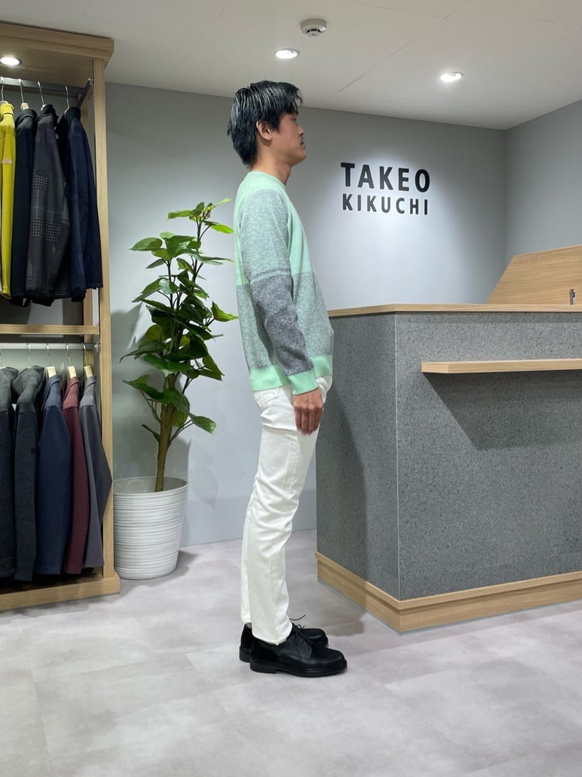 TAKE✳︎さんの「TAKEO KIKUCHI｜【Sサイズ～】ストレッチ デニム パンツ」を使ったコーディネート