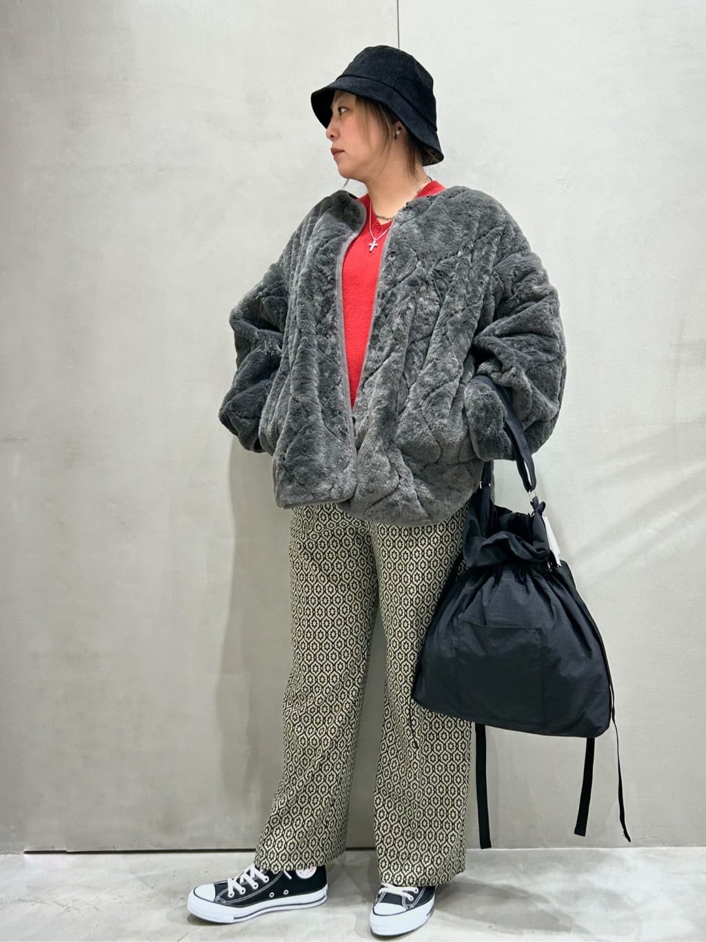 emiさんの「OPAQUE.CLIP｜CONVERSE キャンバス オールスター HI」を使ったコーディネート
