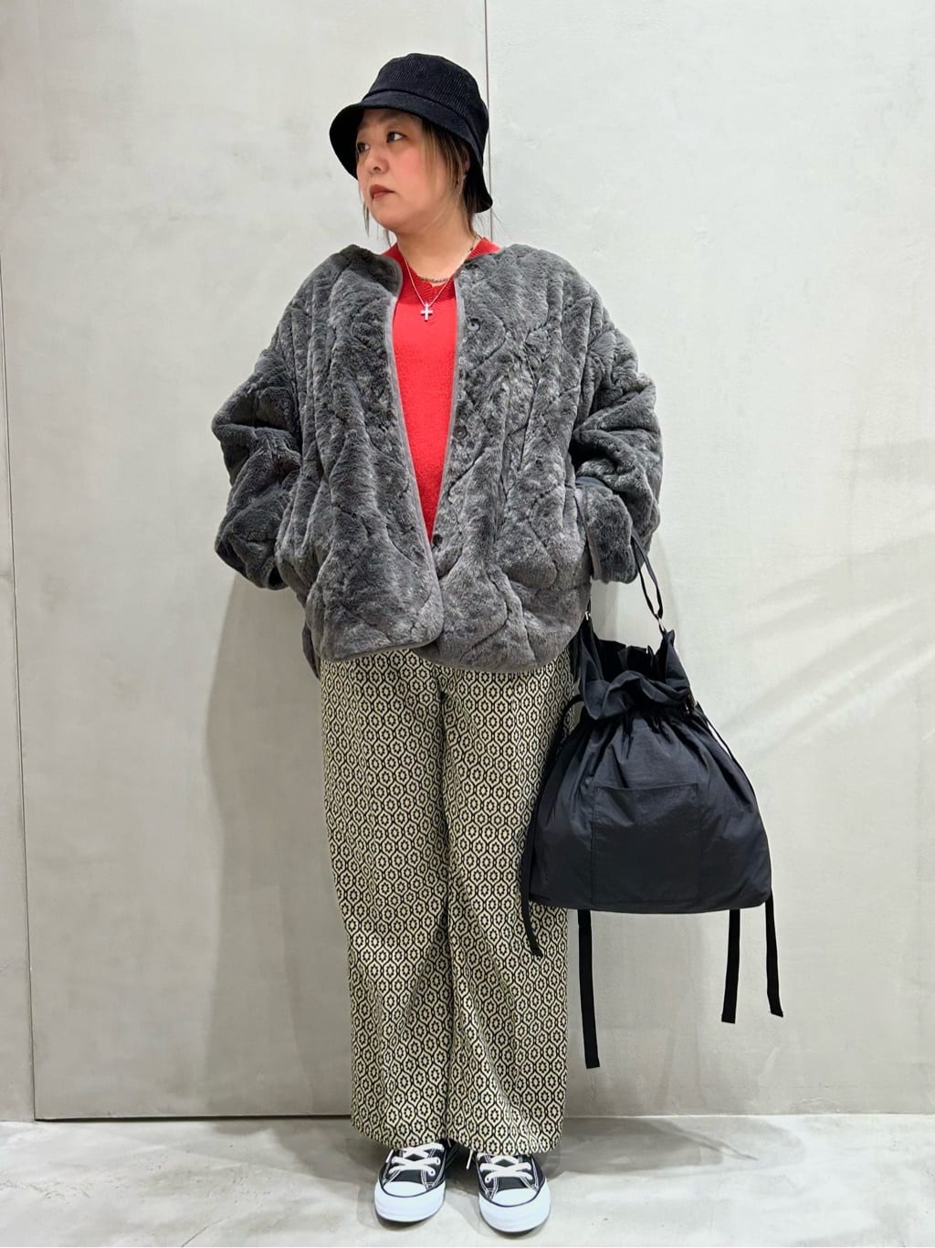 emiさんの「OPAQUE.CLIP｜CONVERSE キャンバス オールスター HI」を使ったコーディネート