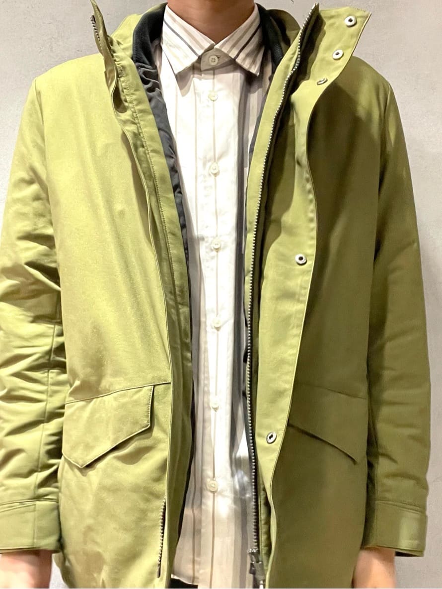 Seiyaさんの「TAKEO KIKUCHI｜【3WAY／撥水】ドビーメモリー ダウンライナーブルゾン」を使ったコーディネート
