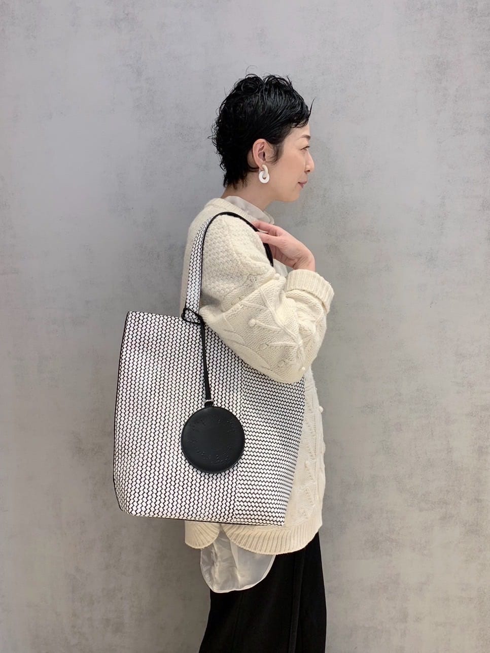 Kさんの「HIROKO HAYASHI｜OTTICA（オッティカ） トートバッグL」を使ったコーディネート