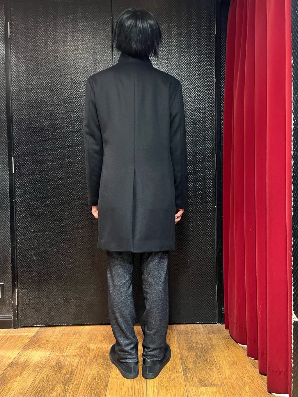  matsuさんの「TAKEO KIKUCHI｜【ウールカシミヤブレンド】ビーバー調 スタンドカラー コート」を使ったコーディネート