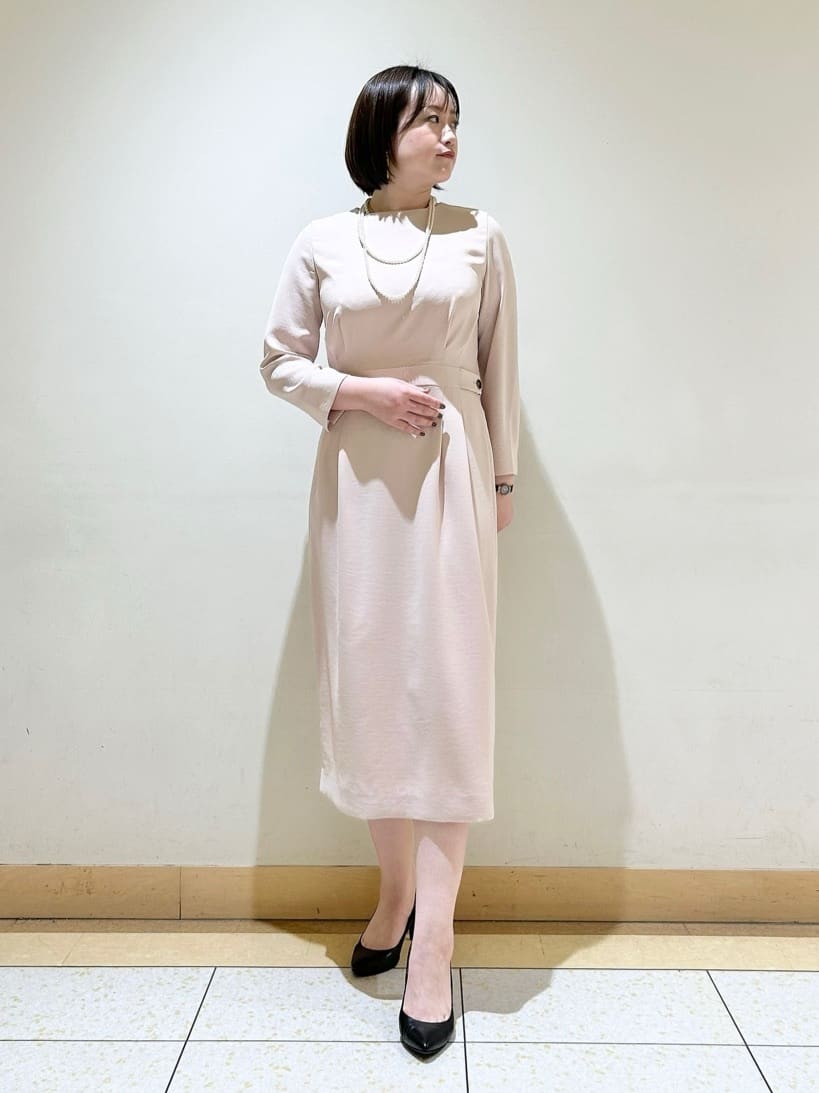 Ryoさんの「INDIVI｜【マルチWAY】3点セットパール調ネックレス」を使ったコーディネート