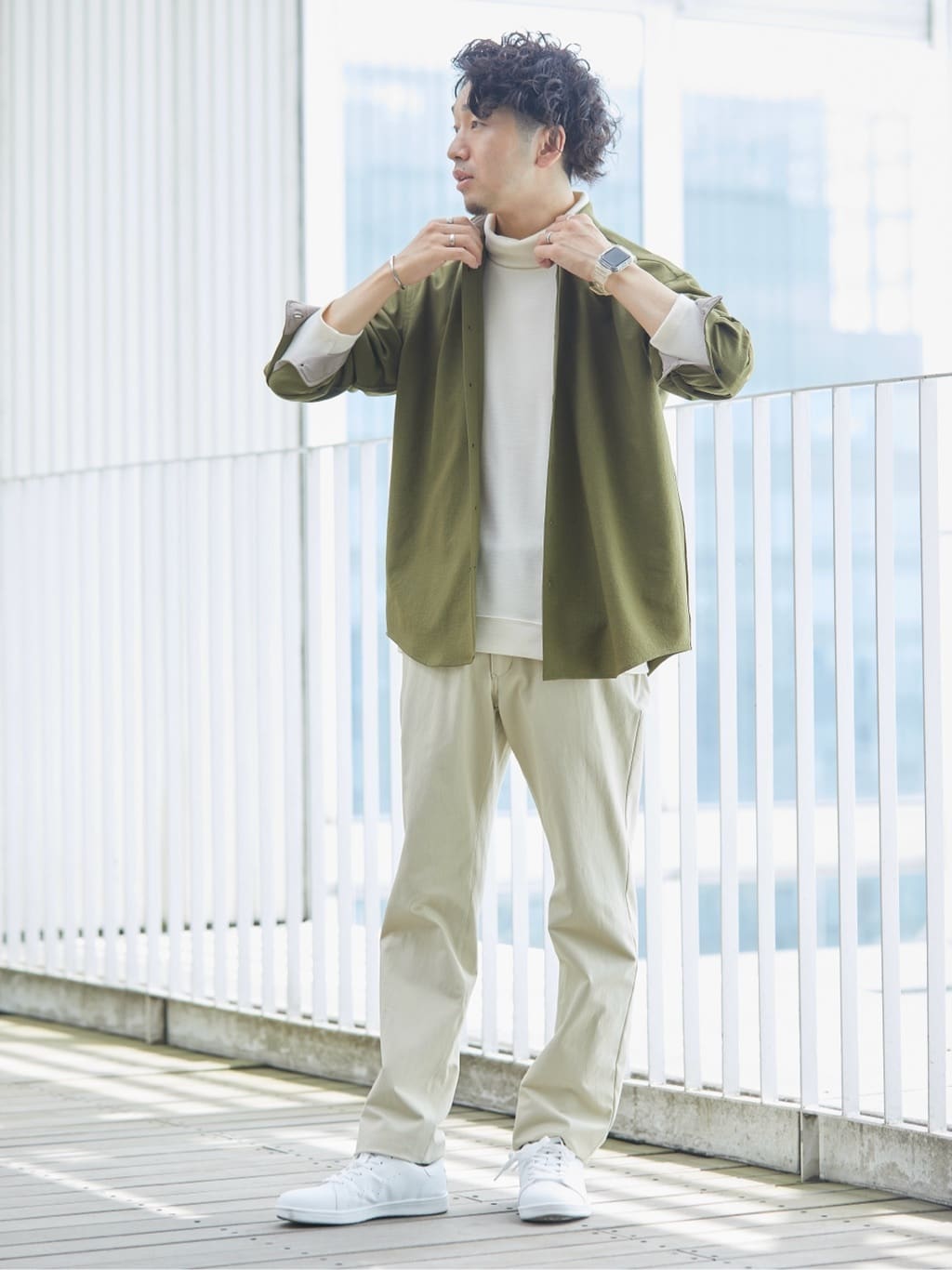 中嶋弘樹さんの「TAKEO KIKUCHI｜」を使ったコーディネート
