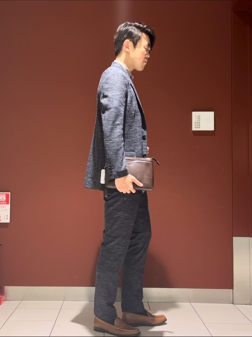 ジュンさんの「TAKEO KIKUCHI｜【尾州織】リネンブレンド メッシュパンツ」を使ったコーディネート