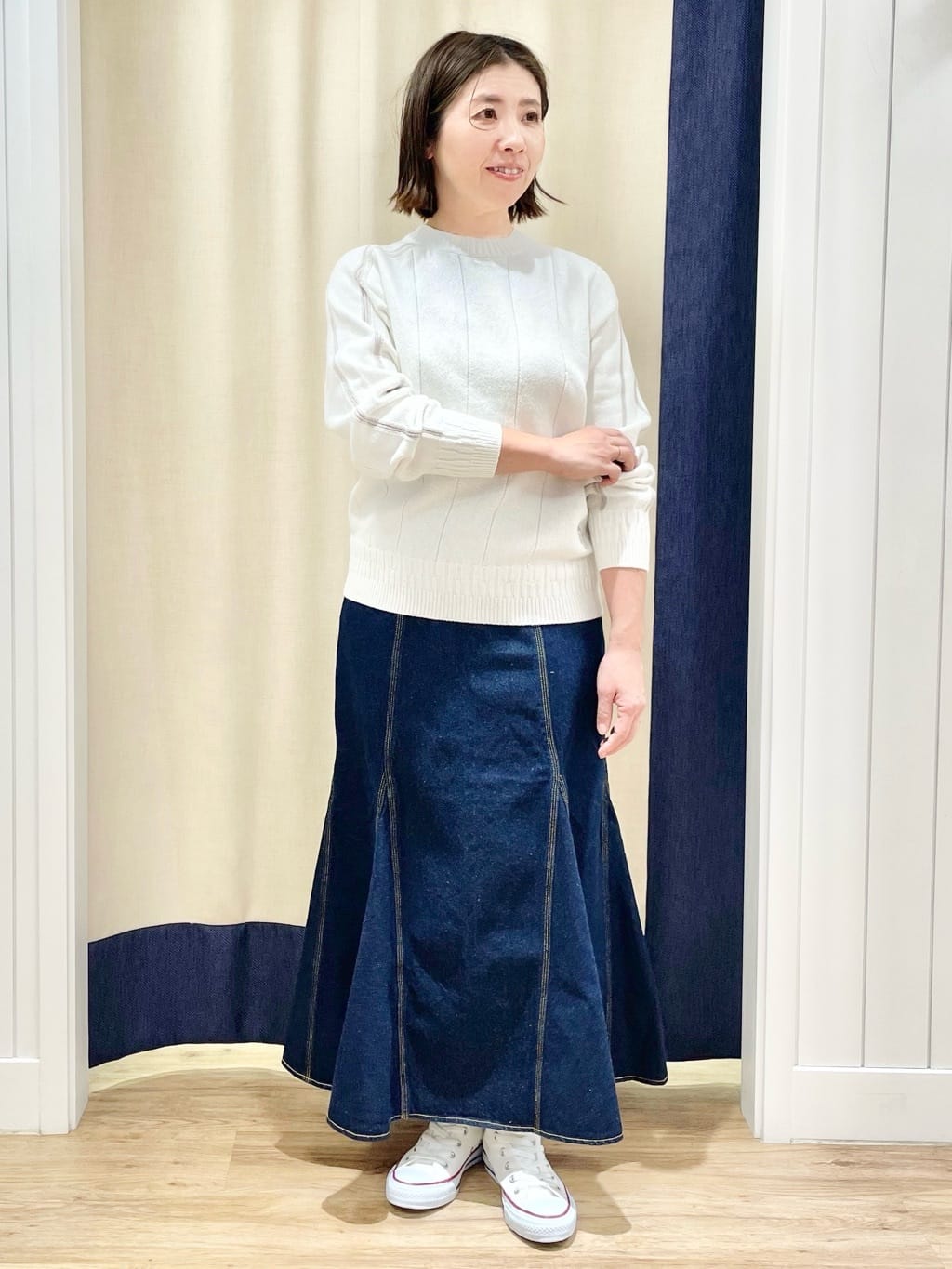 Akiさんの「Dessin｜【CONVERSE/コンバース】ハイカット」を使ったコーディネート