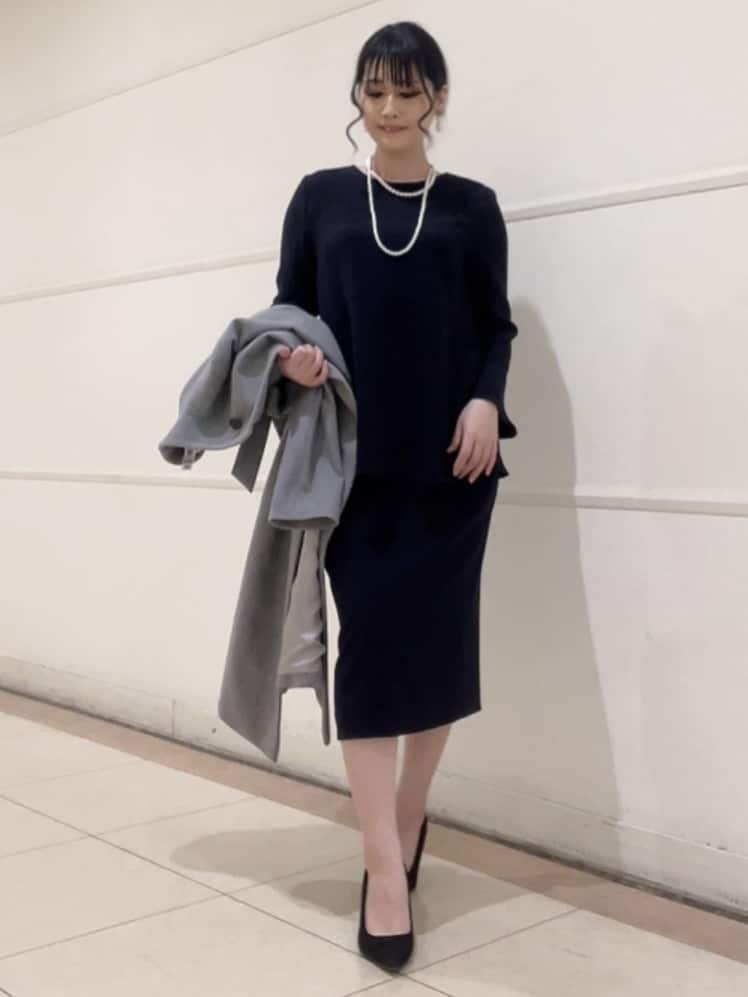 watanabeさんの「UNTITLED｜【日本製／2WAY衿】スタンドカラー ロングコート」を使ったコーディネート