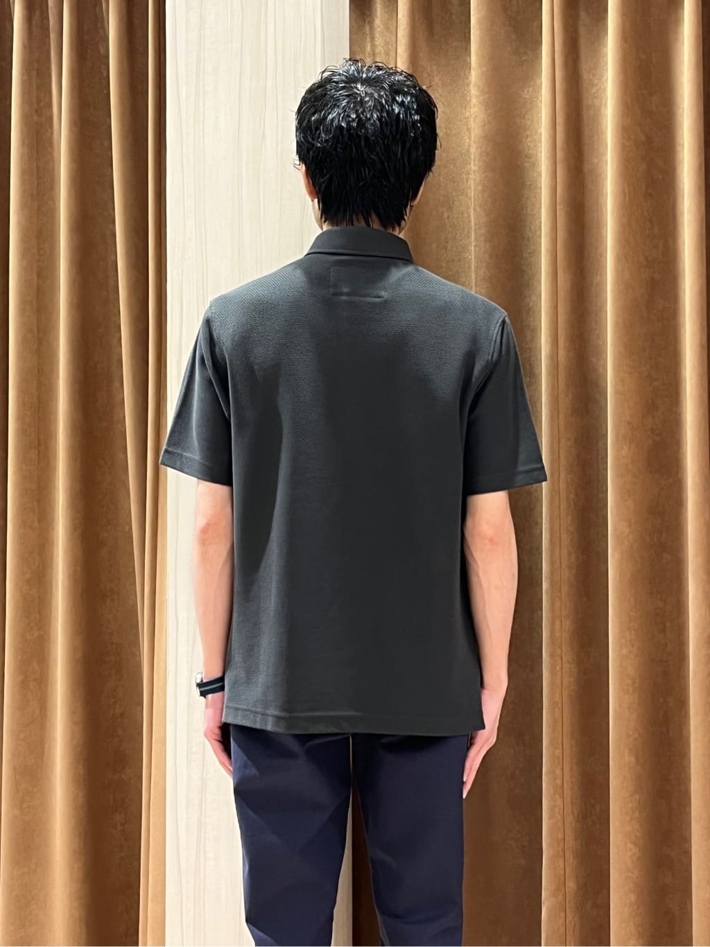 URAさんの「TAKEO KIKUCHI｜【抗菌防臭／9色5サイズ展開】ハニカムメランジ ポロシャツ」を使ったコーディネート