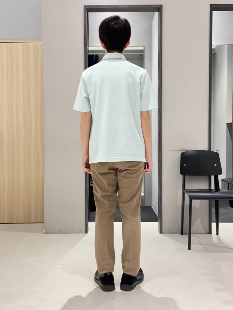 わいずみさんの「TAKEO KIKUCHI｜【抗菌防臭／9色5サイズ展開】ハニカムメランジ ポロシャツ」を使ったコーディネート