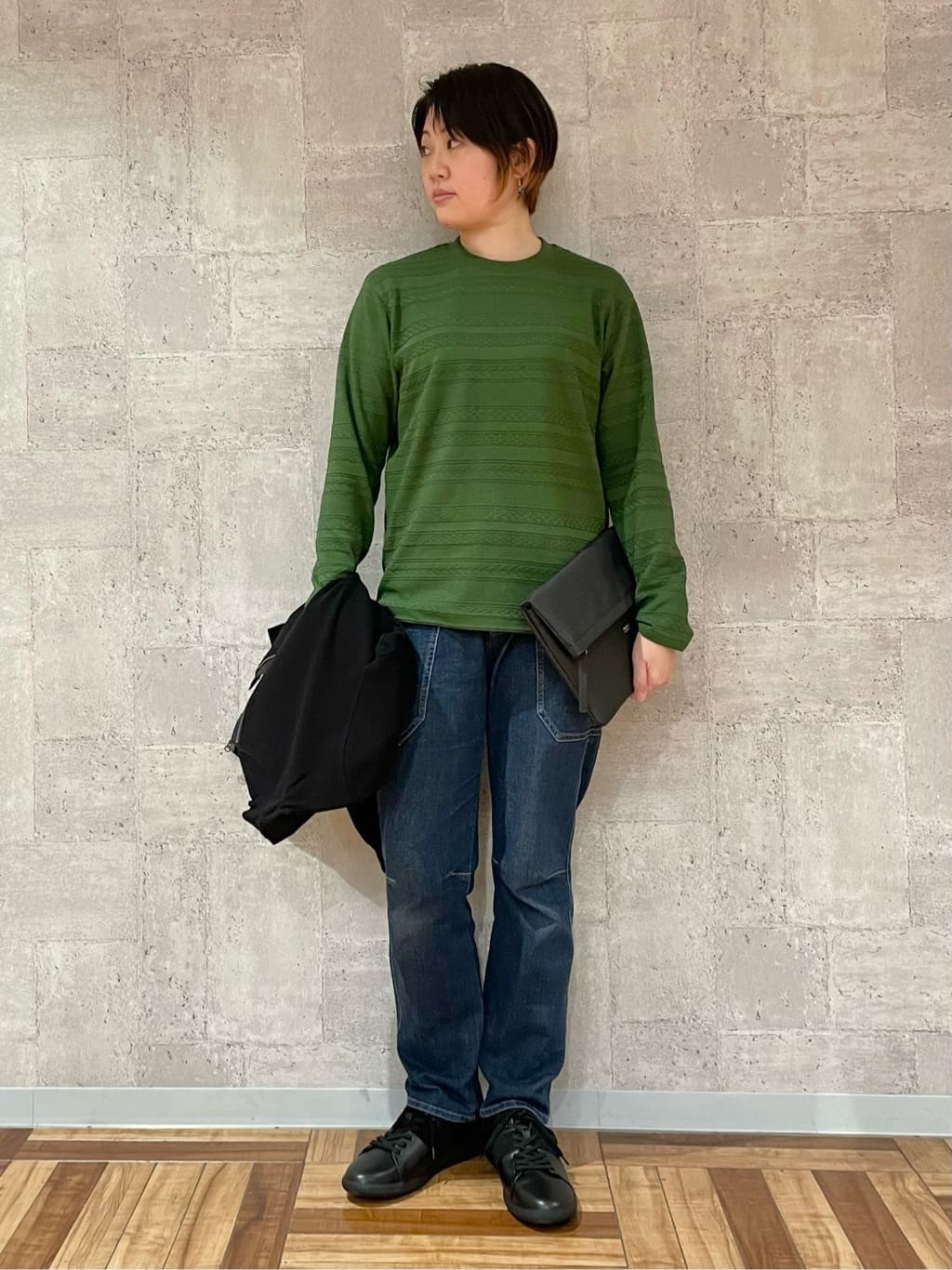 Kudou Cさんの「TAKEO KIKUCHI｜【2WAY】ショルダー クラッチバッグ」を使ったコーディネート