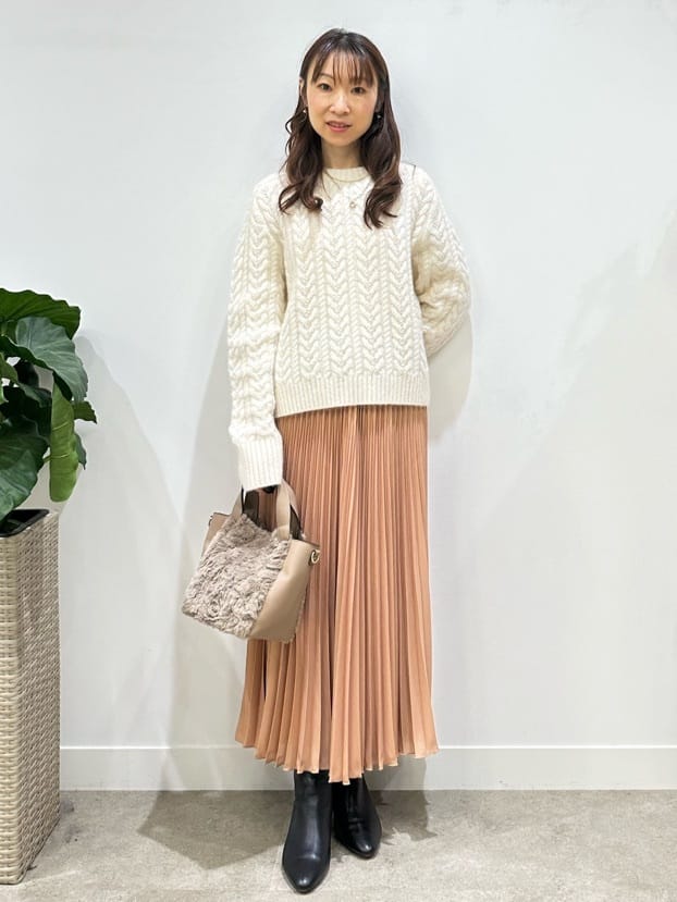 Miwaさんの「UNTITLED｜【日本製／2WAY衿】スタンドカラー ロングコート」を使ったコーディネート