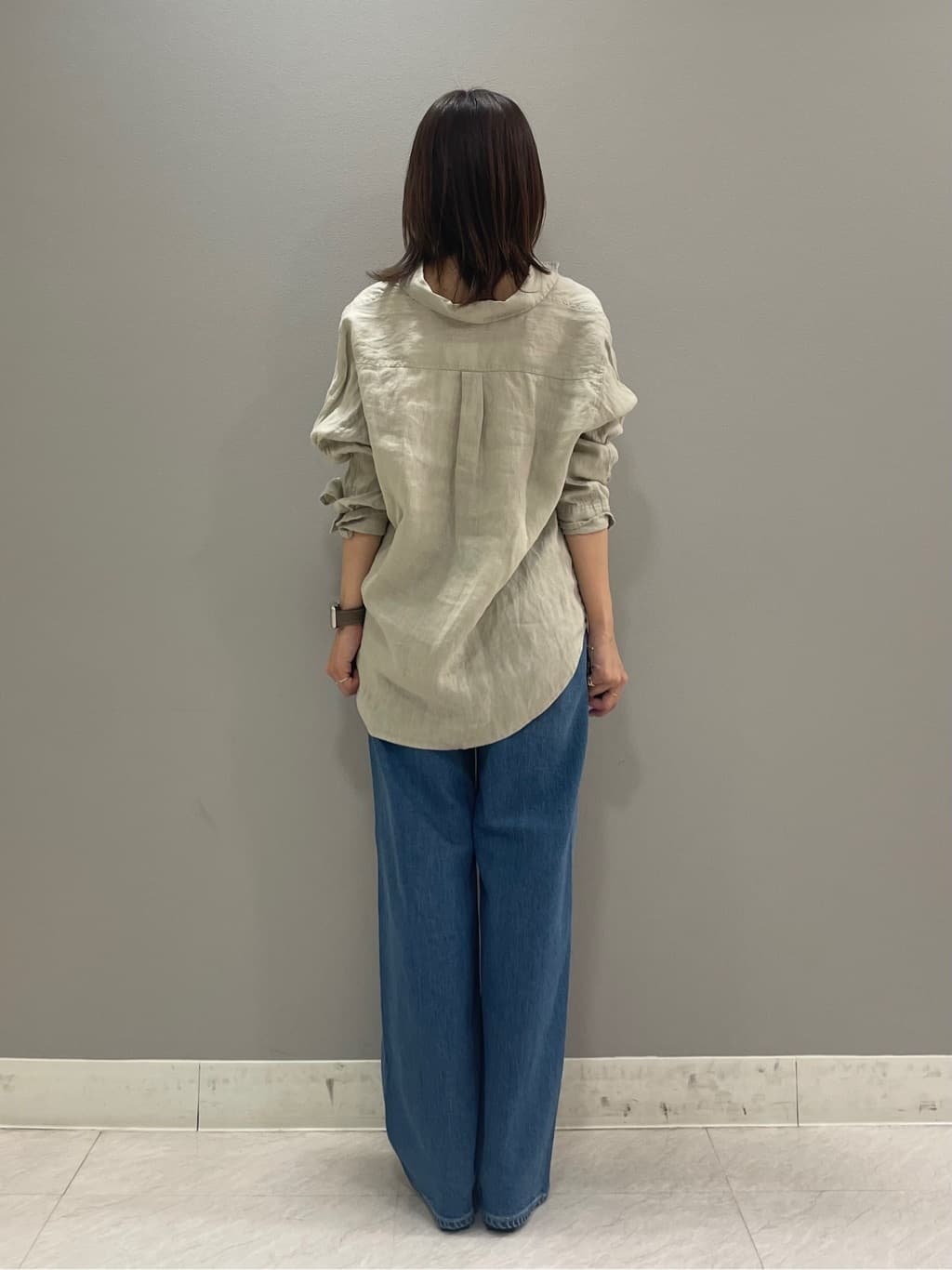 riiさんの「INDIVI｜◆【日本製/通勤】ベーシックマニッシュスーツベルト」を使ったコーディネート