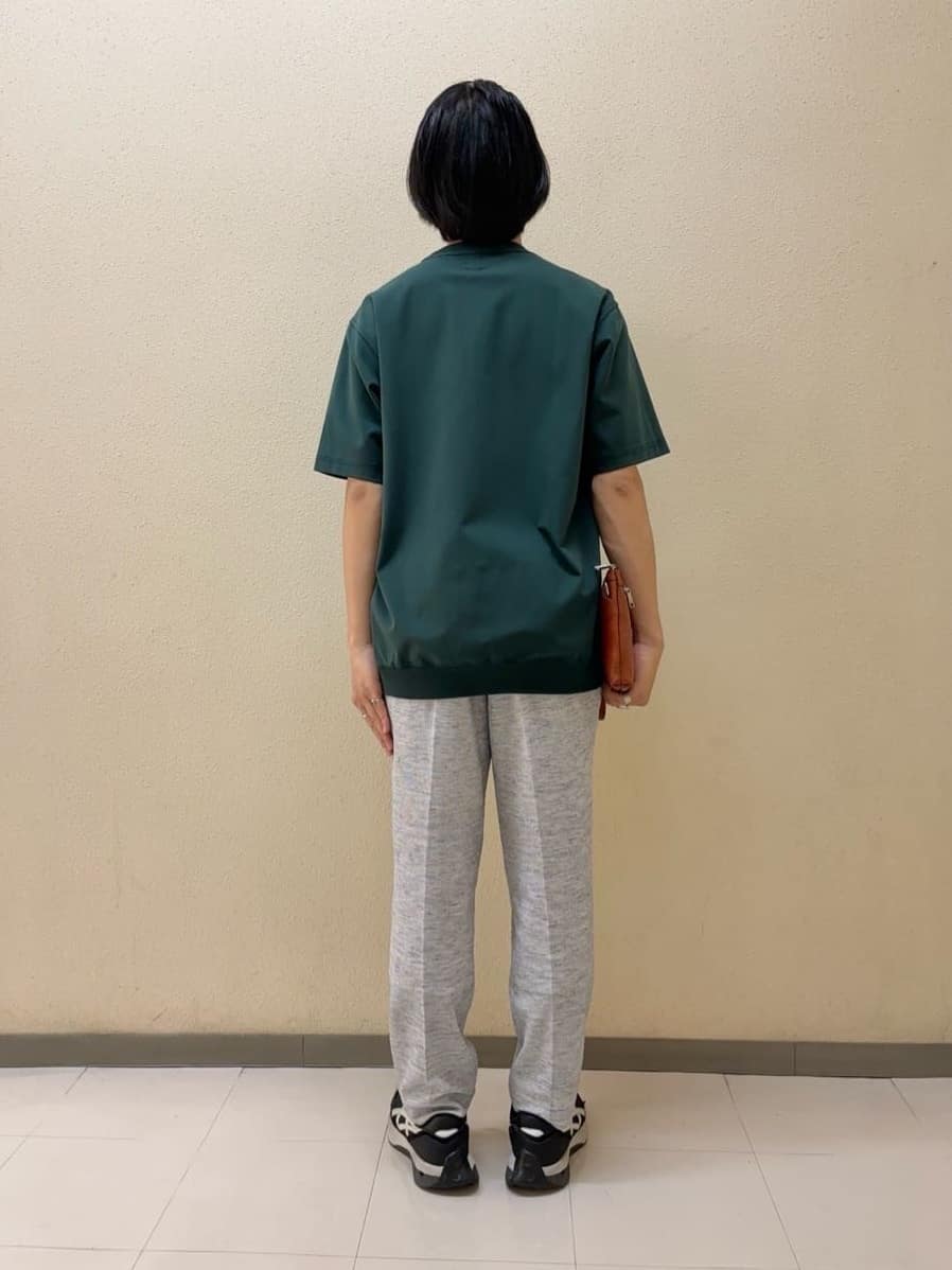 及川さんの「TAKEO KIKUCHI｜【抗菌防臭／5サイズ展開】ハイゲージポンチ Tシャツ」を使ったコーディネート