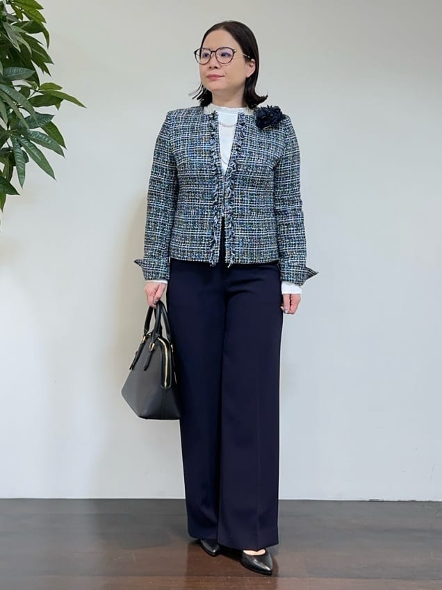 Asamiさんの「UNTITLED｜【追加/日本製】ブーケフラワーコサージュ」を使ったコーディネート