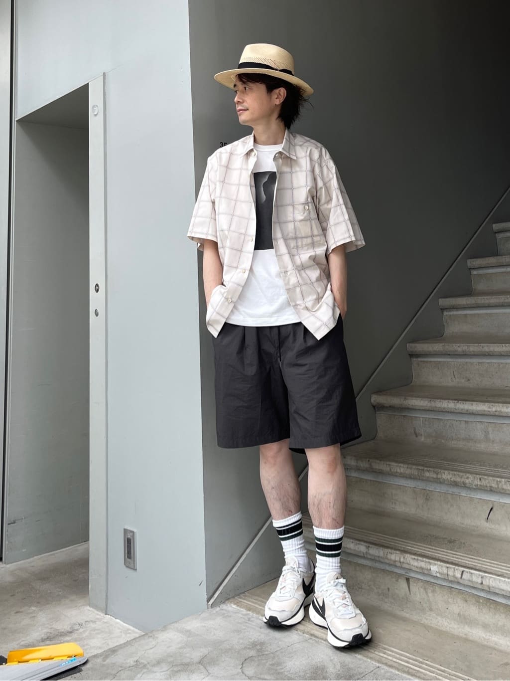 Shintaroさんの「TAKEO KIKUCHI｜ラスタウォーカー スポーツソックス」を使ったコーディネート