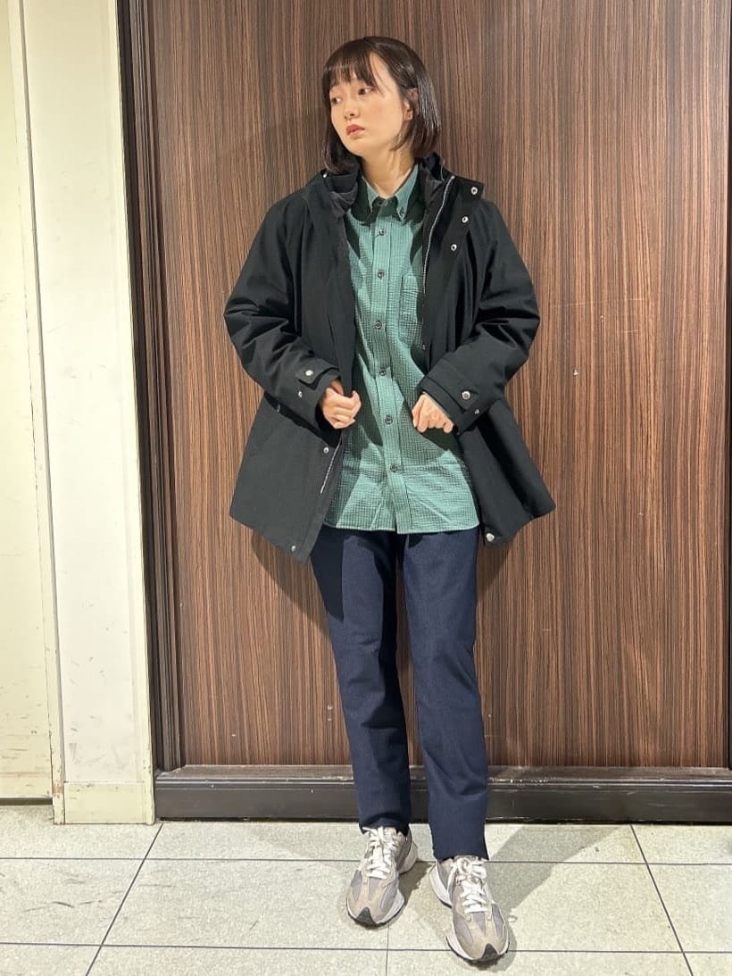 さやさんの「TAKEO KIKUCHI｜【抗菌防臭/シーズンレス】シアサッカー ジャージシャツ」を使ったコーディネート