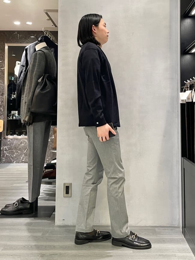 Tightさんの「TAKEO KIKUCHI｜【全7サイズ&times;8色展開！】トップマルチヘリンボン パンツ」を使ったコーディネート