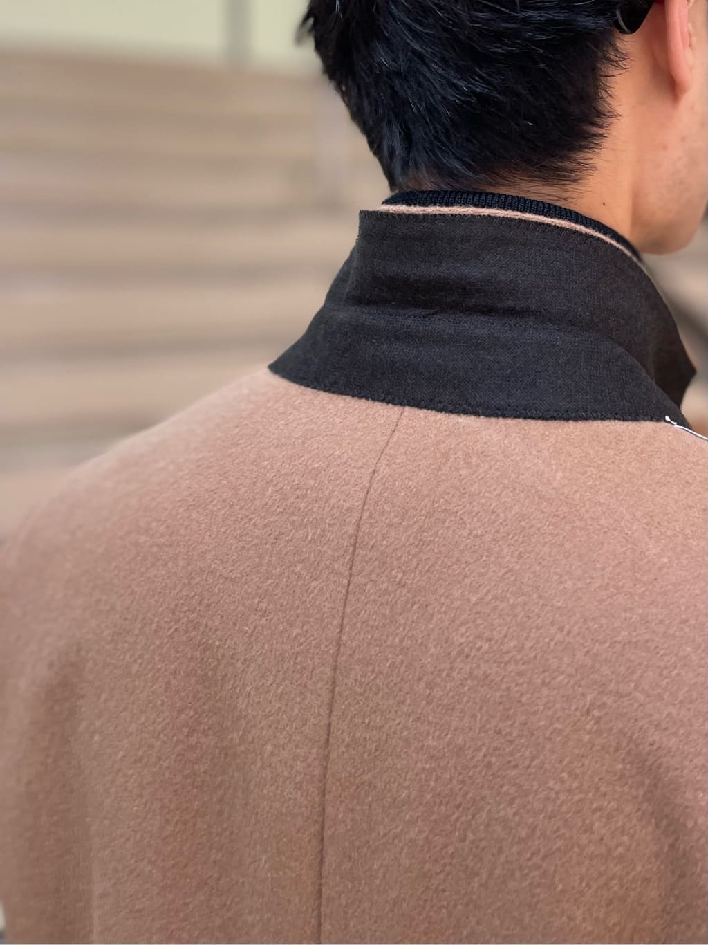 Okdさんの「TAKEO KIKUCHI｜ウールカシミヤブレンド チェスターコート」を使ったコーディネート