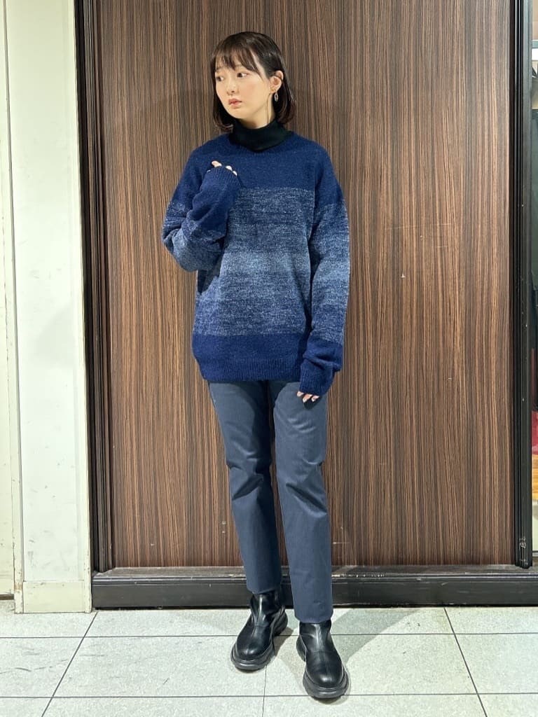 さやさんの「TAKEO KIKUCHI｜【全7サイズ&times;8色展開！】トップマルチヘリンボン パンツ」を使ったコーディネート