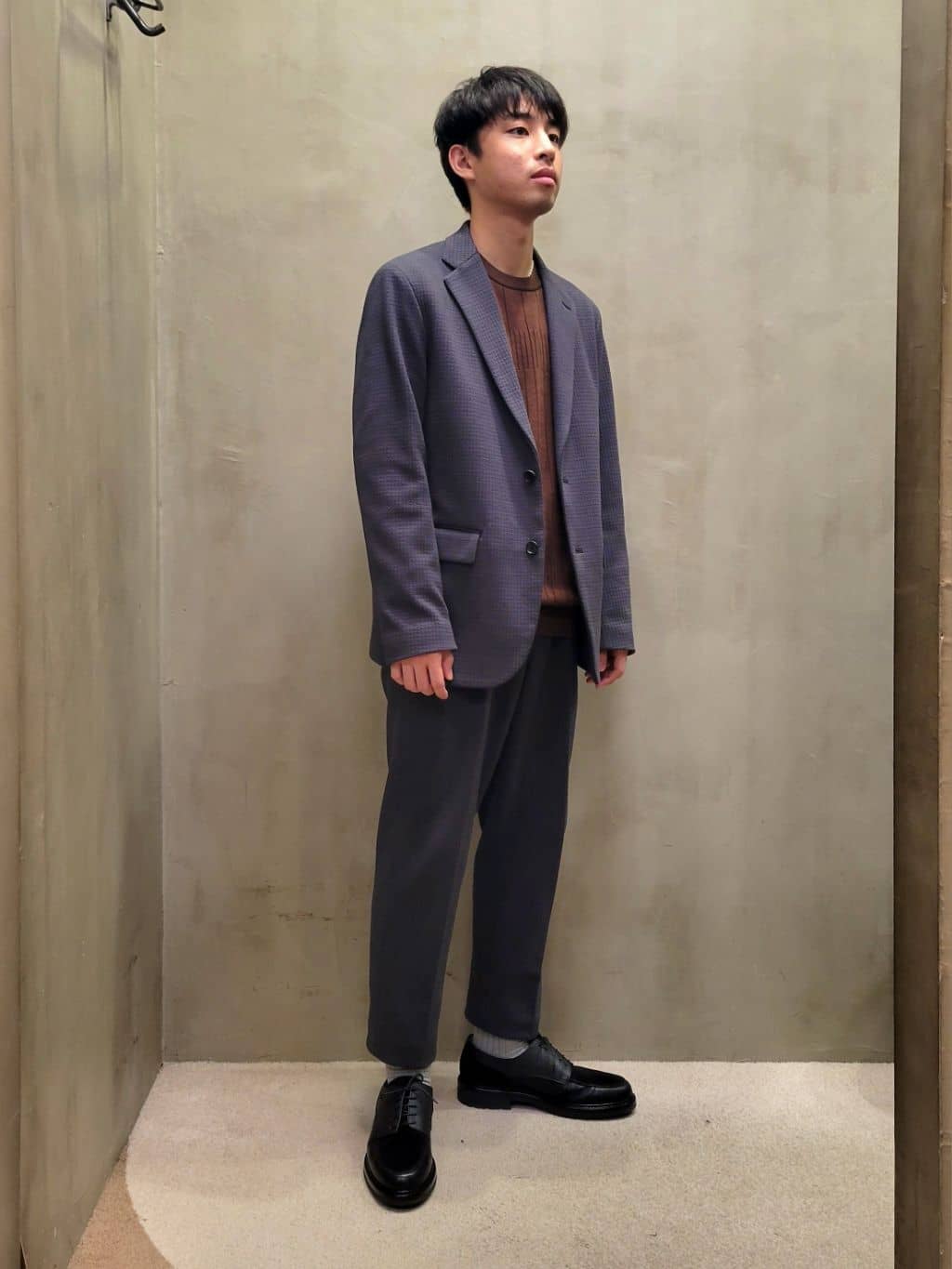 白木駆さんの「TAKEO KIKUCHI｜【抗菌防臭】クロスウィーブ ジャケット」を使ったコーディネート