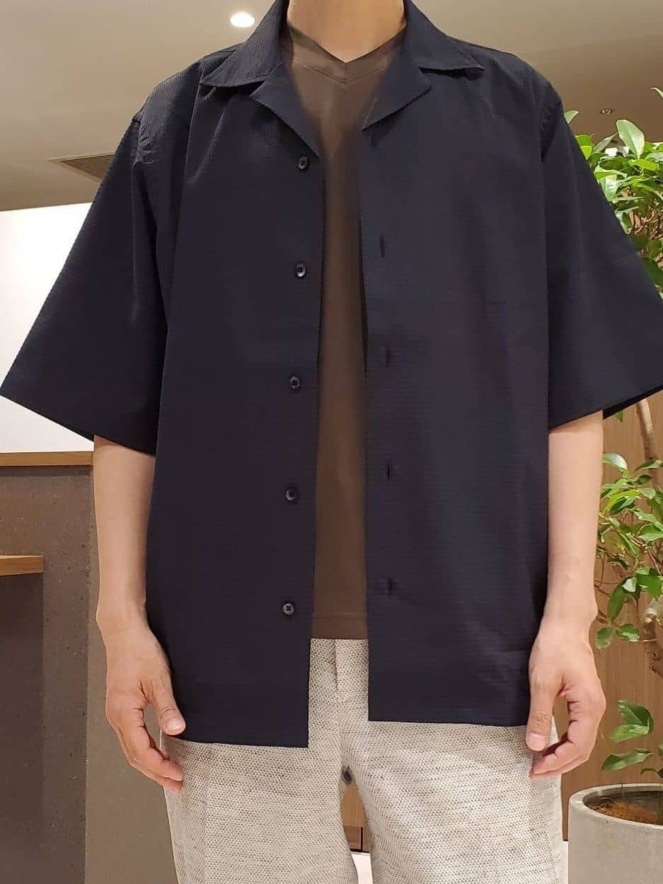 ishidaさんの「TAKEO KIKUCHI｜【尾州織】リネンブレンド メッシュパンツ」を使ったコーディネート