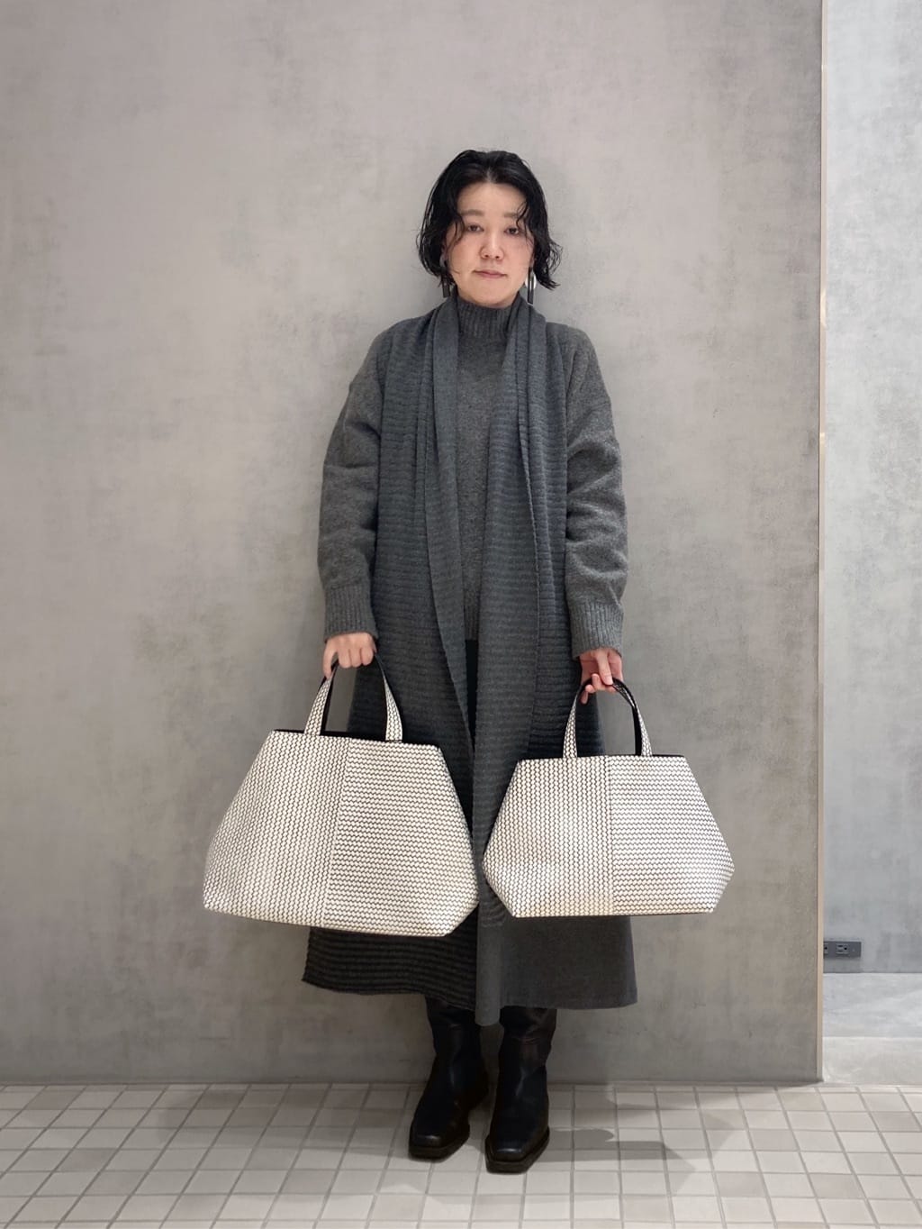 Cさんの「HIROKO HAYASHI｜OTTICA（オッティカ）ハンドトートバッグS」を使ったコーディネート