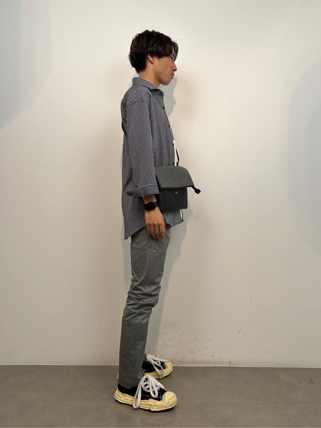 SHOSEIさんの「TAKEO KIKUCHI｜【全7サイズ&times;8色展開！】トップマルチヘリンボン パンツ」を使ったコーディネート