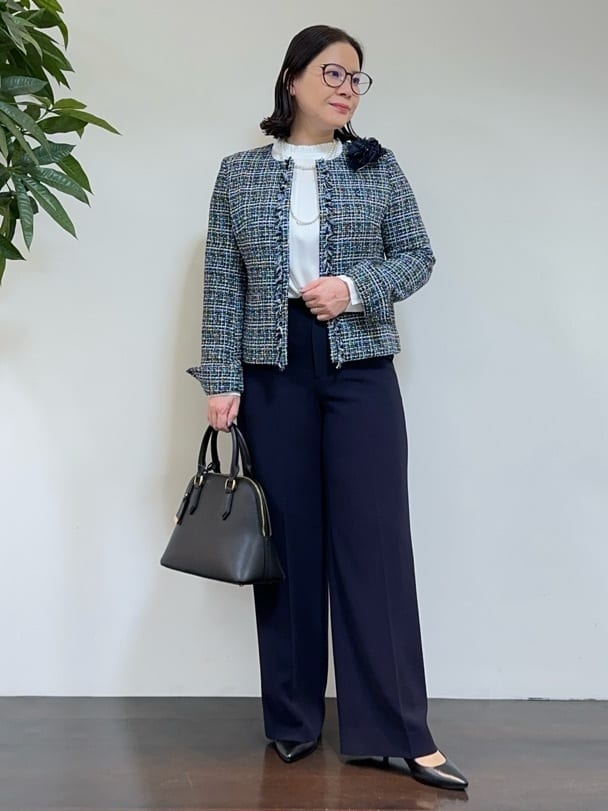 Asamiさんの「UNTITLED｜【追加/日本製】ブーケフラワーコサージュ」を使ったコーディネート