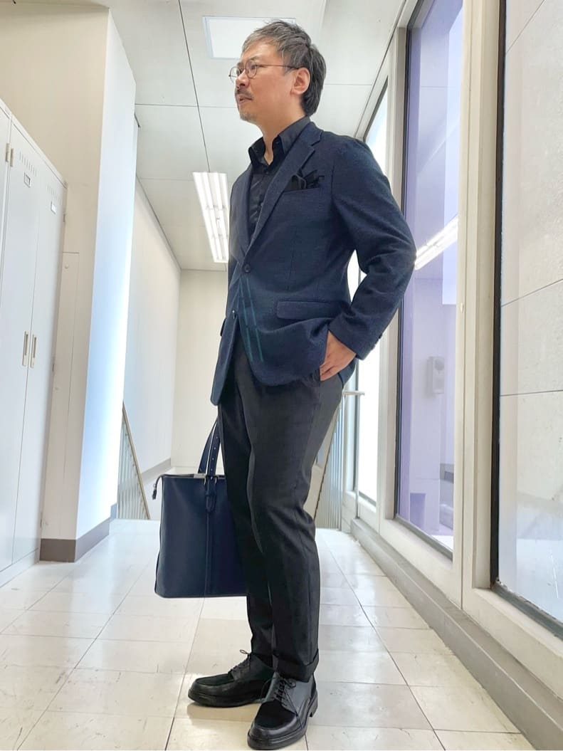 MAKOTO AIさんの「TAKEO KIKUCHI｜【Made in JAPAN】ブロード レギュラーカラー ドレスシャツ」を使ったコーディネート