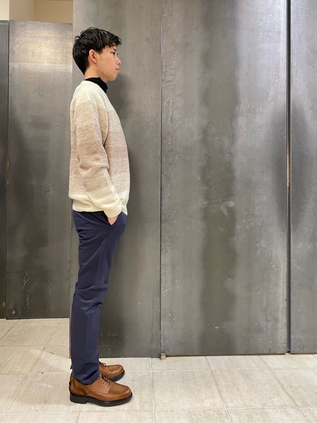 shoumaさんの「TAKEO KIKUCHI｜【全7サイズ&times;8色展開！】トップマルチヘリンボン パンツ」を使ったコーディネート