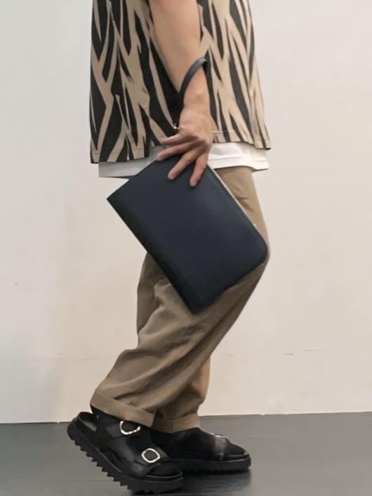 Pーyamaさんの「THE SHOP TK｜【ご好評につき再入荷！！】L字クラッチバッグ 冠婚葬祭/ビジネス/セレモニー/パーティー」を使ったコーディネート