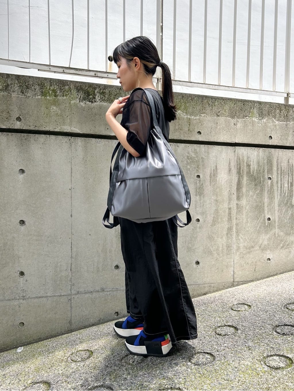 NICHIさんの「HIROKO HAYASHI｜LUINI SATINE（ルイーニ サティーネ）2wayナップサック」を使ったコーディネート